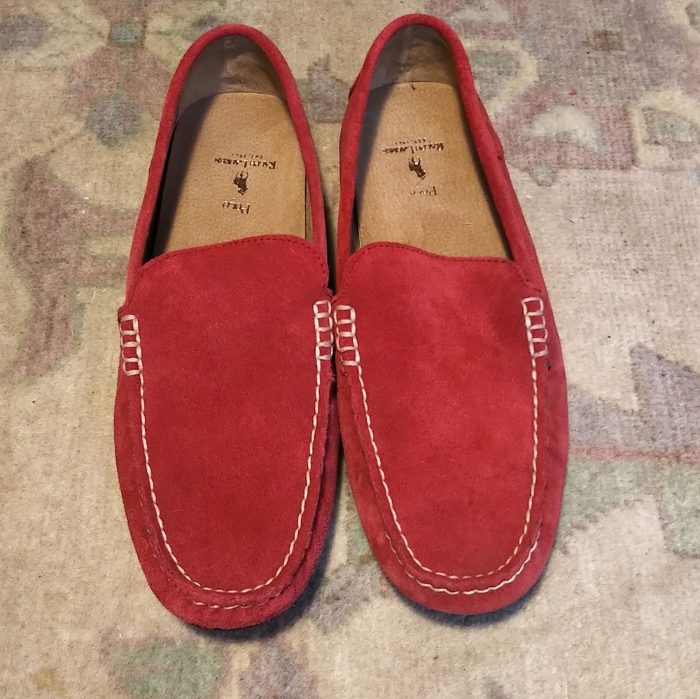 Polo, Red Driving Mocassins, 12D, New